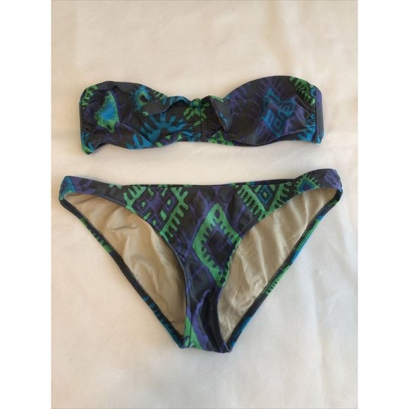Tibi Womens Medium/Large Swimsuit Bikini Bandeau - Picture 1 of 10